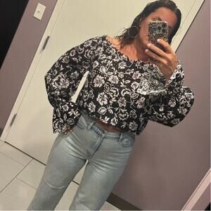 Ramy Brook, New York Off The Shoulder Eyelet Top Womens Size S